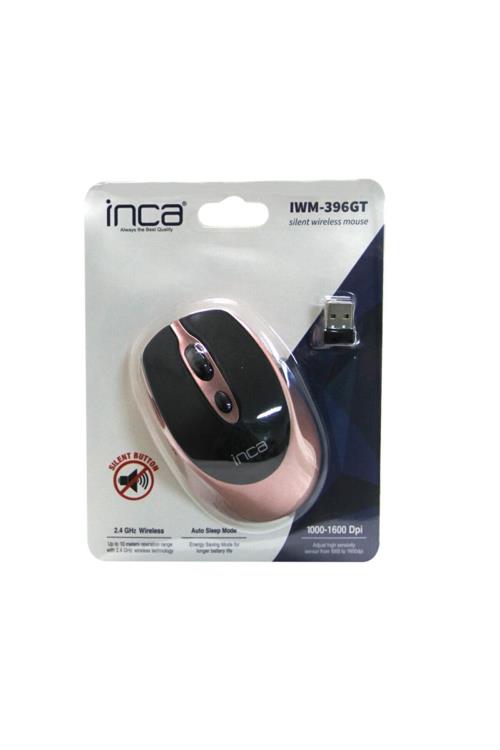 En ucuz INCA IWM-396GT 1600 DPI SESSİZ ROSE GOLD WIRELESS MOUSE